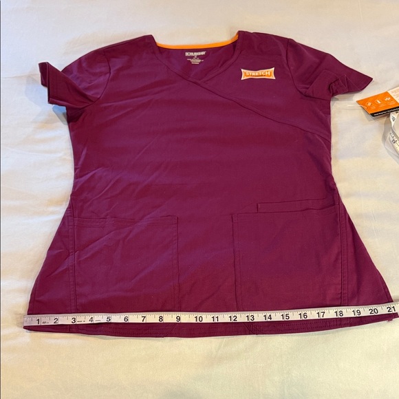 Scrubstar Scrubs Top Women's Purple Size XS - Picture 12 of 14